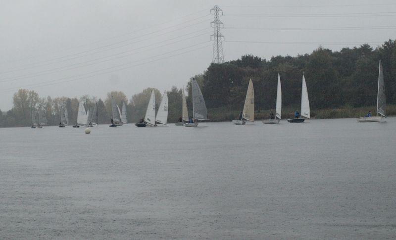 Monsoon-like rain for the Solo open meeting at Papercourt - photo © Jon Paton