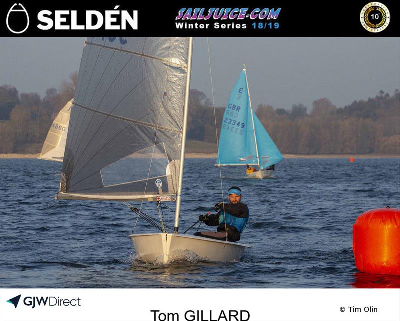 Tom Gillard wins a gold medal in the Fernhurst Books Draycote Dash - round 1 of the Great British Sailing Challenge - photo © Tim Olin / www.olinphoto.co.uk