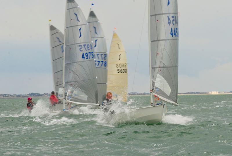 Solo class Tyler Trophy at Hayling Island photo copyright Simon Benson taken at Hayling Island Sailing Club and featuring the Solo class