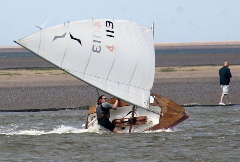 Hang in there! photo copyright Alan Jenkins taken at West Kirby Sailing Club and featuring the Solo class