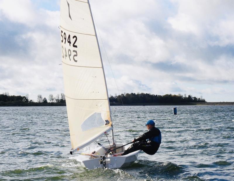 Rich Pepperdine is third overall at the EOS photo copyright Will Loy taken at Draycote Water Sailing Club and featuring the Solo class