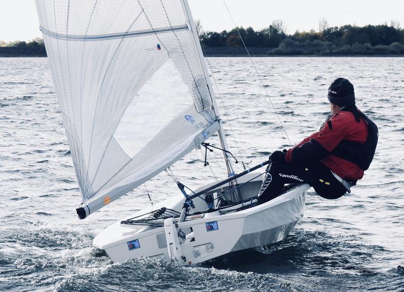 Inland Championship Winner Chris Brown photo copyright Will Loy taken at Grafham Water Sailing Club and featuring the Solo class