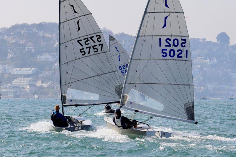 First race in 2022 for the Salcombe Yacht Club Spring Series - photo © Lucy Burn