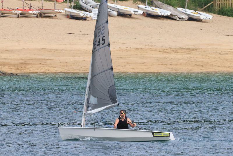 Olly Turner in Salcombe YC Midweek Spring Series race 2 photo copyright Lucy Burn taken at Salcombe Yacht Club and featuring the Solo class