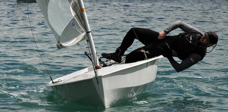 James Goodfellow, 3rd overall in the Solo Spring Championship 2022 photo copyright Will Loy taken at Felpham Sailing Club and featuring the Solo class