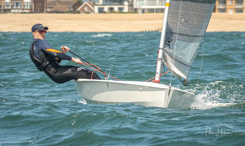 Oliver Davenport wins the Seldén Solo Southern Area Championship and Tyler Trophy at HISC - photo © Peter Hickson