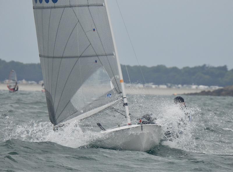 Jack Lewis gets to grips with a Solo at the Solo Nation's Cup in Carnac - photo © Will Loy