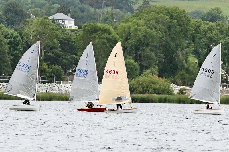 Solo open meeting at Bala photo copyright John Hunter taken at Bala Sailing Club and featuring the Solo class