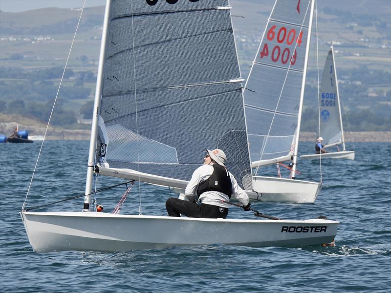 Steve Cockerill leads after day 1 of theSolo Nationals at Abersoch photo copyright Will Loy taken at South Caernarvonshire Yacht Club and featuring the Solo class