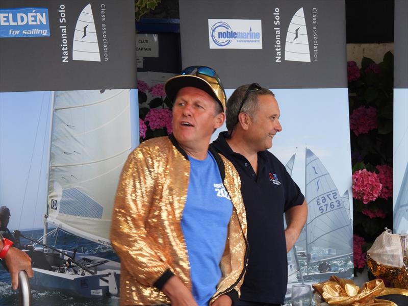 Solo Nationals at Abersoch day 1 - Wally of the Day Vince Horey photo copyright Will Loy taken at South Caernarvonshire Yacht Club and featuring the Solo class