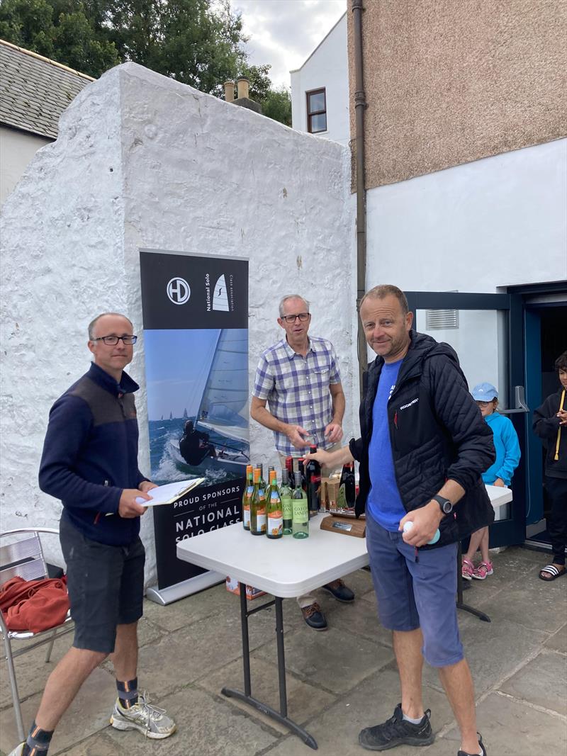 Steve Ede wins the HD Sails Scottish Solo Travellers at Aberdeen & Stonehaven YC photo copyright David Parkin taken at Aberdeen & Stonehaven Yacht Club and featuring the Solo class