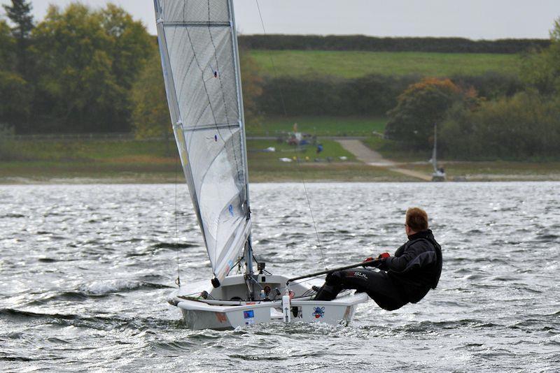 Charlie Nunn working his Winder upwind - Goat Marine Solo class End of Season Championship at Draycote photo copyright William Loy taken at Draycote Water Sailing Club and featuring the Solo class