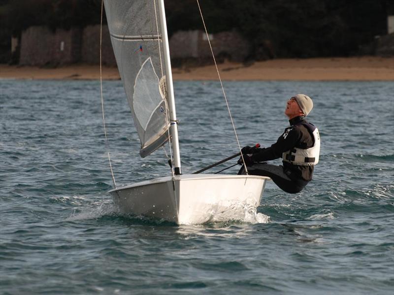 Salcombe Yacht Club Winter Series Race 5 photo copyright Mike Hodges taken at Salcombe Yacht Club and featuring the Solo class