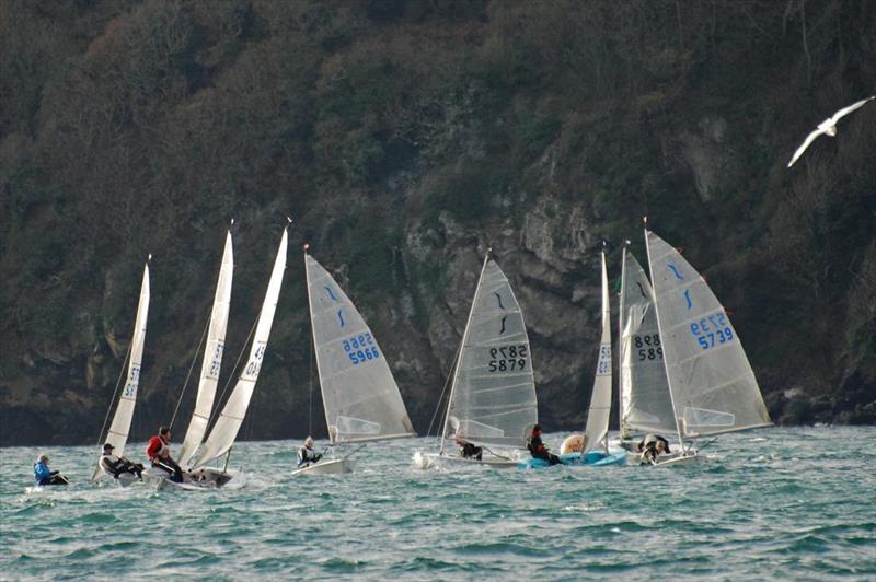 Salcombe Yacht Club Winter Series Race 5 photo copyright Mike Hodges taken at Salcombe Yacht Club and featuring the Solo class