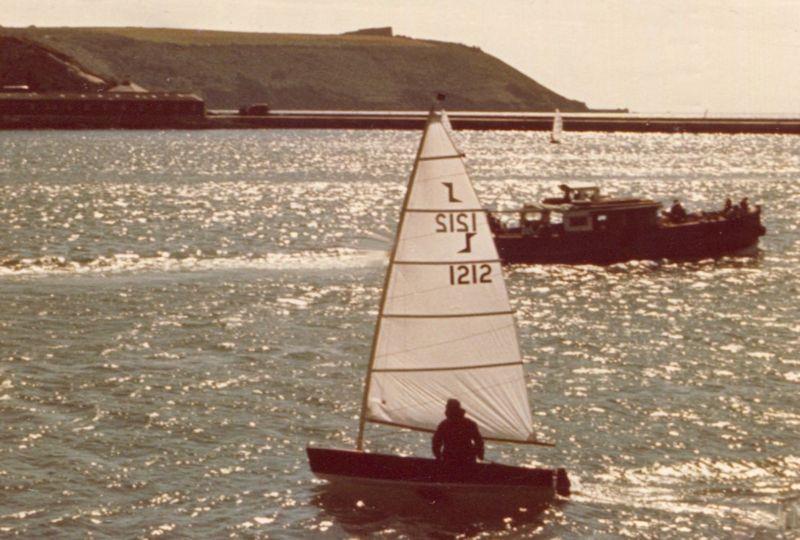 Alec Stone in 'Whitehall'  (if you can't make the connection between the sail number and the boat name then Google will get you there) photo copyright Jessica Barker, Stone Family Archive taken at Salcombe Yacht Club and featuring the Solo class