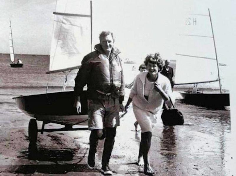 Alec Stone and his wife Kath, the ‘first lady' within the Solo fleet - photo © Jessica Barker, Stone Family Archive