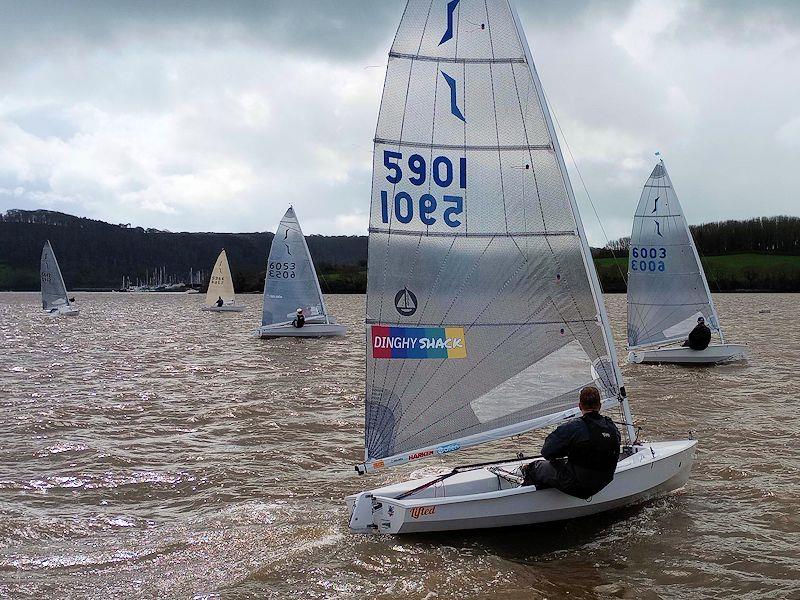 Charlie Nunn wins the Magic Marine & Triggernaut western area Solo open meeting at Torpoint Mosquito photo copyright Richard Woods taken at Torpoint Mosquito Sailing Club and featuring the Solo class