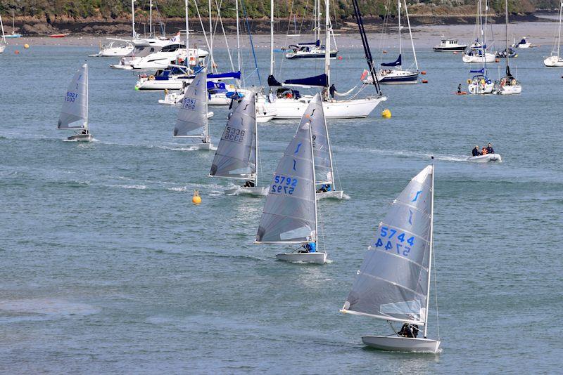 Salcombe YC Spring Series race 5 photo copyright Lucy Burn taken at Salcombe Yacht Club and featuring the Solo class