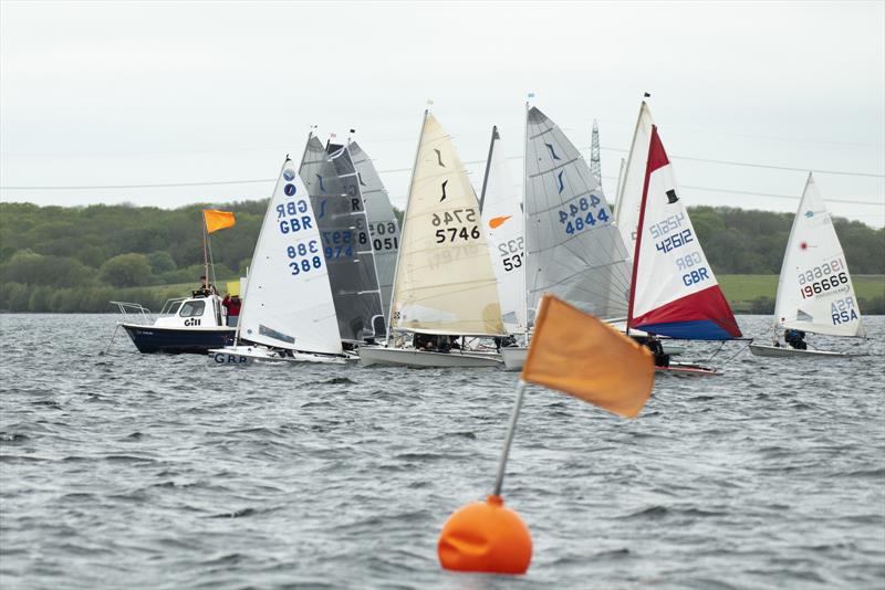 Start of the slow single-hander fleet during the Peter Waghorn Regatta at Grafham Water SC photo copyright Paul Sanwell / OPP taken at Grafham Water Sailing Club and featuring the Solo class