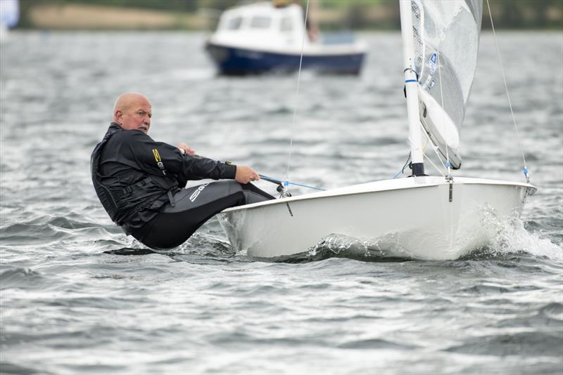 Ian Walters was second overall in his Solo at the Peter Waghorn Regatta at Grafham Water SC - photo © Paul Sanwell / OPP