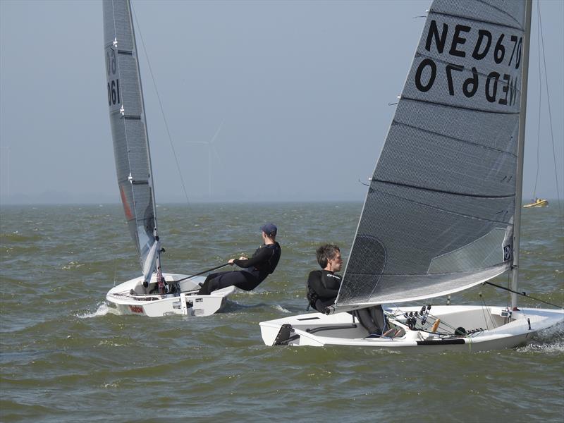 Solo Nation's Cup at Medemblik Day 1 photo copyright Will Loy taken at Royal Yacht Club Hollandia and featuring the Solo class