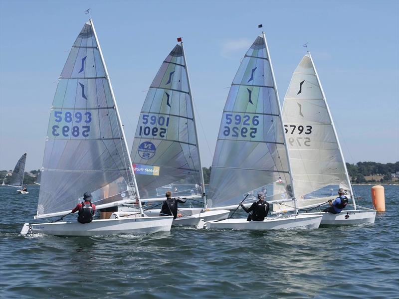 Solos at Starcross photo copyright Garnet Showell taken at Starcross Yacht Club and featuring the Solo class