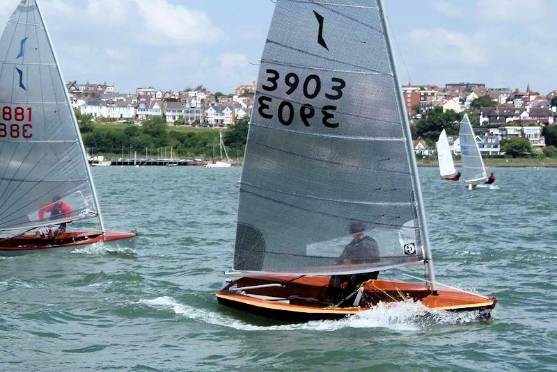 NSCA Solo class Vintage Championship at Leigh-on-Sea photo copyright LOSSC taken at Leigh-on-Sea Sailing Club and featuring the Solo class