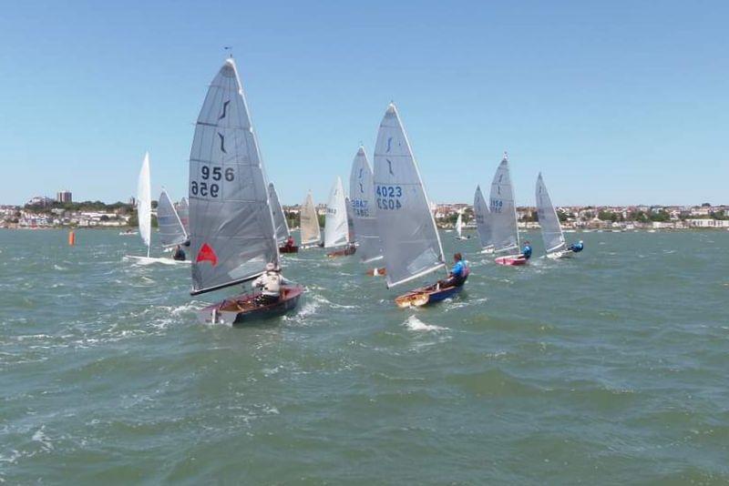 NSCA Solo class Eastern Area travellers at Leigh-on-Sea photo copyright LOSSC taken at Leigh-on-Sea Sailing Club and featuring the Solo class