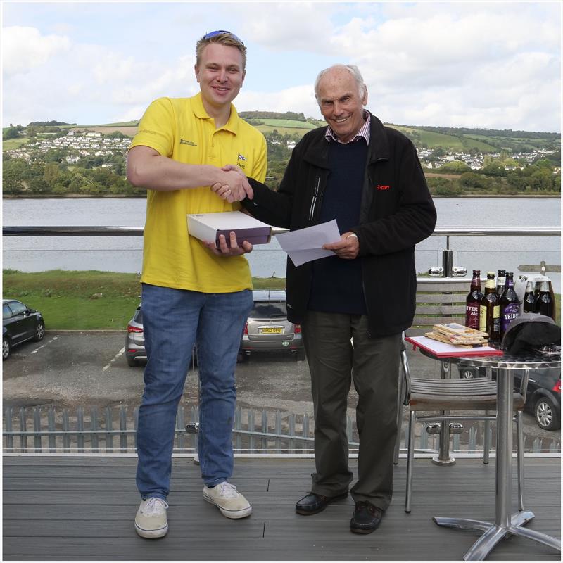 Charlie Nun wins the Teign Corinthian Solo Open photo copyright Garnett Showell taken at Teign Corinthian Yacht Club and featuring the Solo class