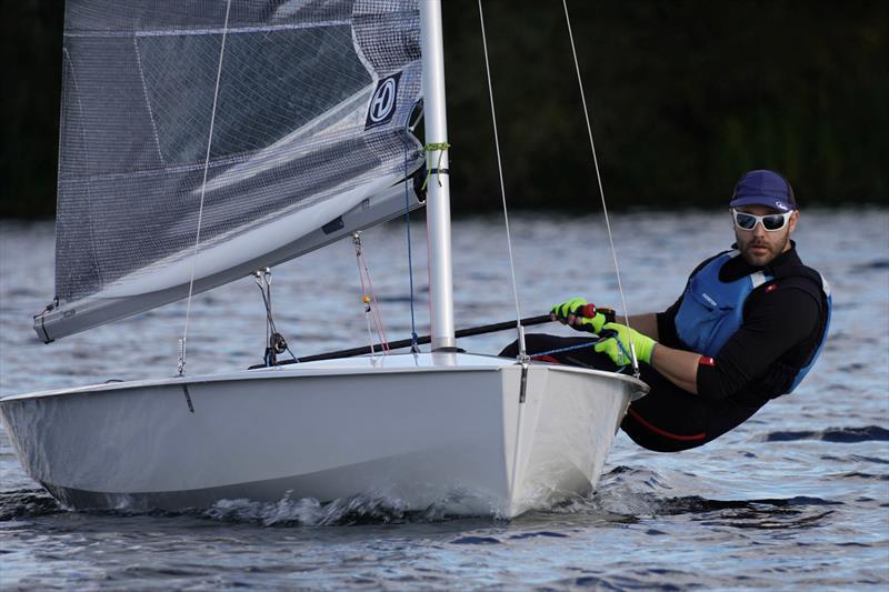 Graham Sexton during the Papercourt Solo Open photo copyright Mark Carleton taken at Papercourt Sailing Club and featuring the Solo class