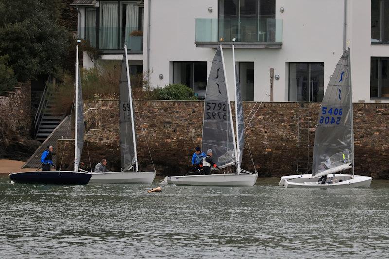 Salcombe Winter Series race 2 photo copyright Lucy Burn taken at Salcombe Yacht Club and featuring the Solo class