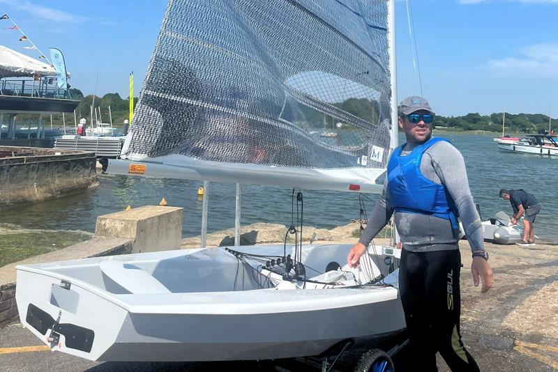 Andy Tunnicliffe with the new Gingerboats Solo photo copyright Will Loy taken at  and featuring the Solo class