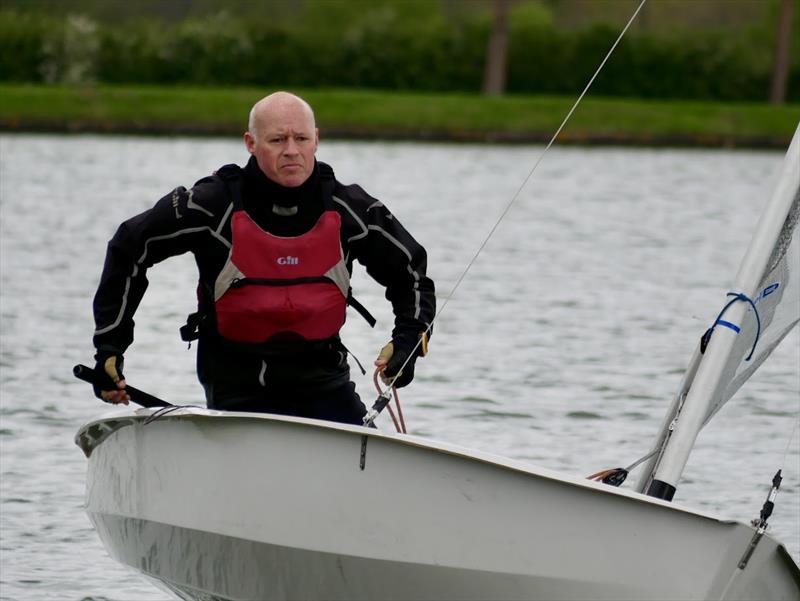 Neil Wilkinson, 1st overall in the South Staffs Solo Open photo copyright Chloe Dawson taken at South Staffordshire Sailing Club and featuring the Solo class