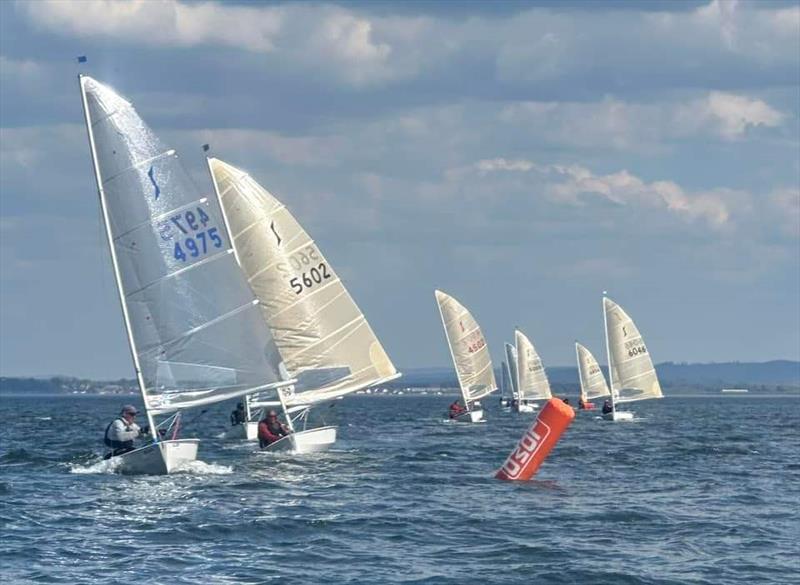 HD Scottish Solo Travellers at Chanonry photo copyright Maria Astill Brown taken at Chanonry Sailing Club and featuring the Solo class