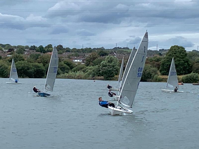 Martin Honnor upwind during the Solo Northern Series at Elton photo copyright Trevor Ormerod taken at Elton Sailing Club and featuring the Solo class
