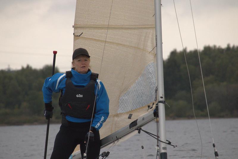 1st Lady, Linda Instone - Allen Solo class Midland Series at Chase SC photo copyright Beth Tate taken at Chase Sailing Club and featuring the Solo class