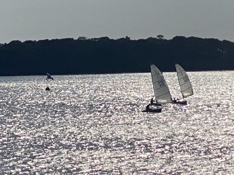 Solos in the sun at Dell Quay Sailing Club - photo © James Pound