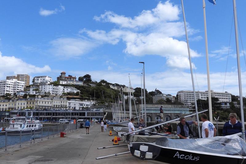 80+ Solo dinghies at Torquay - P&B Solo National Championship at Royal Torbay photo copyright Will Loy taken at Royal Torbay Yacht Club and featuring the Solo class