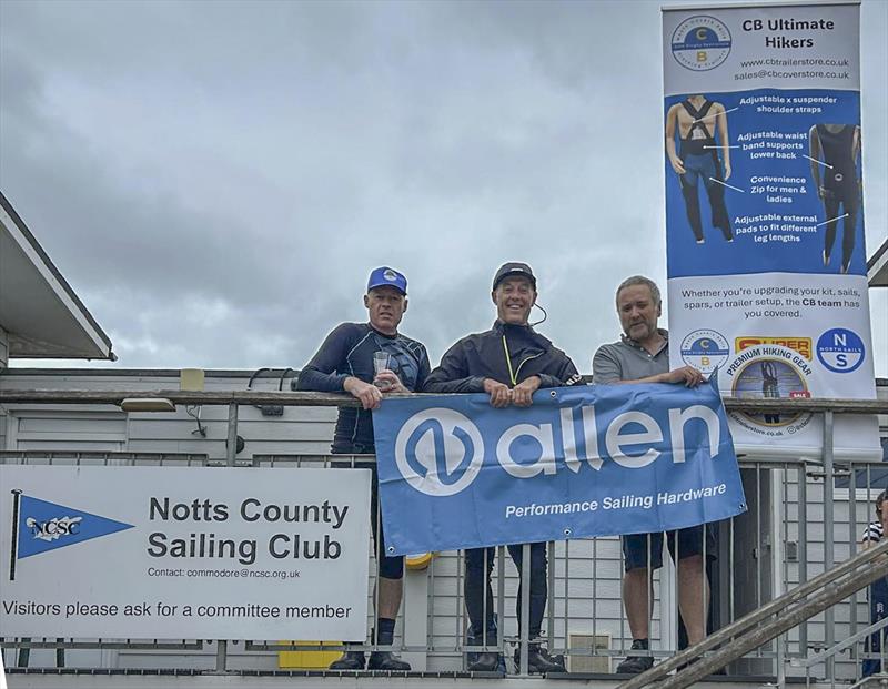 Solo Prize Winners in the RS Aero and Solo Open Notts County Sailing Club - photo © Kathryn Ryan