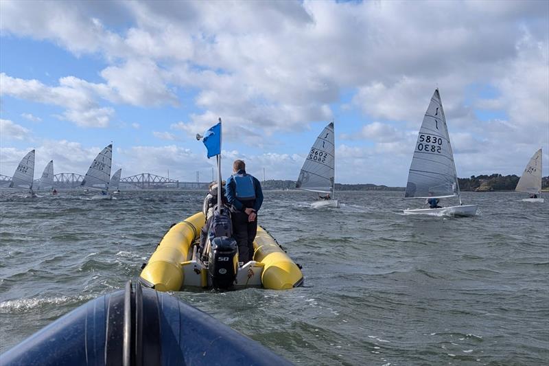 Race 1 downwind - HD Sails Scottish Solo Travellers at Dalgety Bay - photo © Ian Renilson