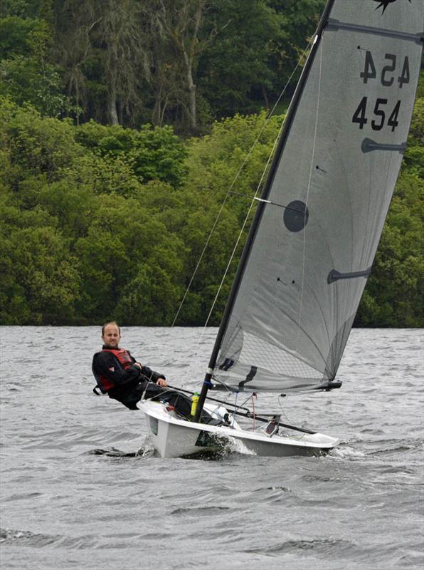 Solution Inlands at Bala photo copyright John Hunter taken at Bala Sailing Club and featuring the Solution class