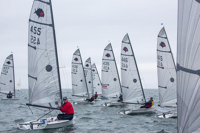 Solution National Championships 2014 photo copyright Timothy Olin taken at Tynemouth Sailing Club and featuring the Solution class