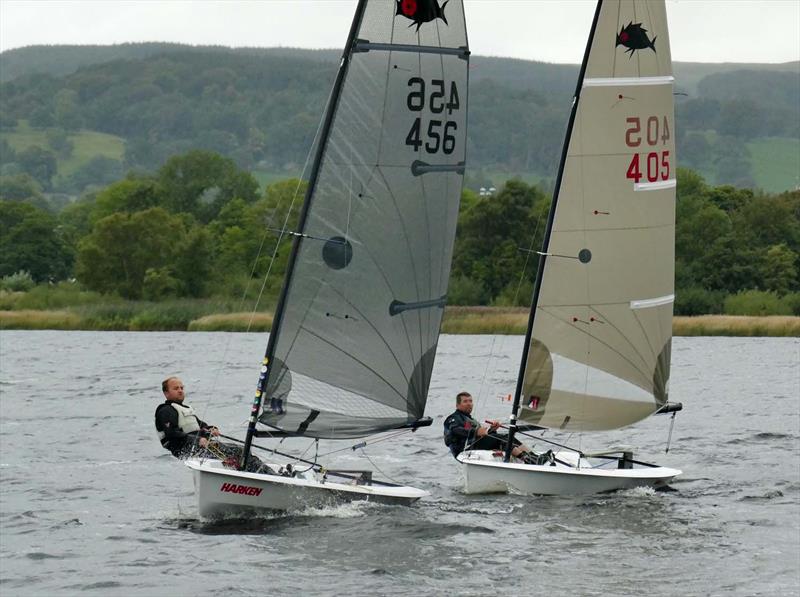 Solution Inlands at Bala photo copyright John Hunter taken at Bala Sailing Club and featuring the Solution class