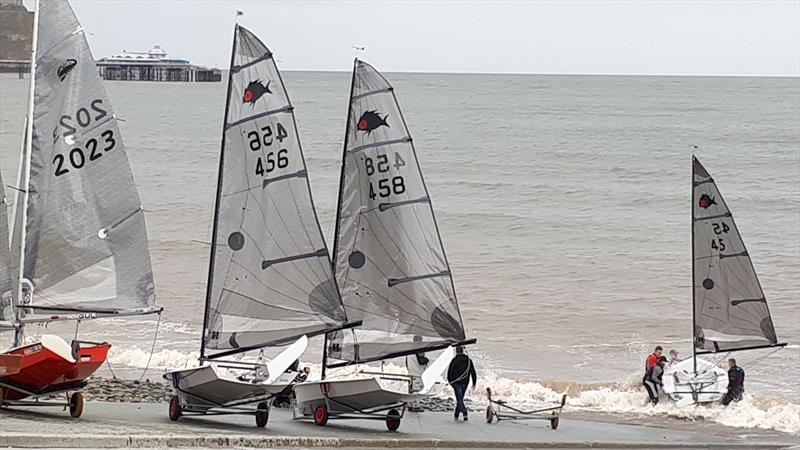 Solutions at Llandudno photo copyright Sue Tubb taken at Llandudno Sailing Club and featuring the Solution class