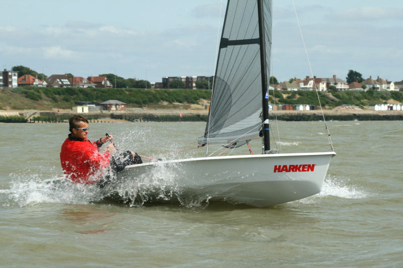 Kevin Clark wins the Solution nationals at Gunfleet photo copyright Gunfleet SC taken at Gunfleet Sailing Club and featuring the Solution class