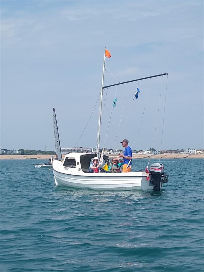 Felpham Solution Open Committee Boat photo copyright Kathryn Clark taken at Felpham Sailing Club and featuring the Solution class