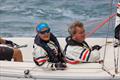 Sonar fleet on Day 7 of Cowes Week 2025 © Martin Augustus / www.sailingimages.co.uk