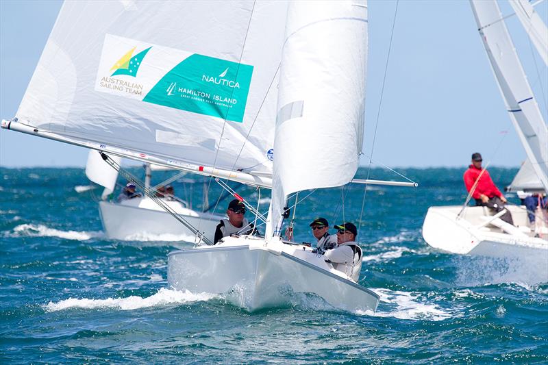 Para World Sailing Championships day 5 photo copyright Teri Dodds taken at Royal Yacht Club of Victoria and featuring the Sonar class