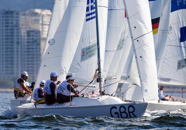 Robertson, Stodel & Thomas on day 2 of the Rio 2016 Paralympic Sailing Competition - photo © Richard Langdon / British Sailing Team