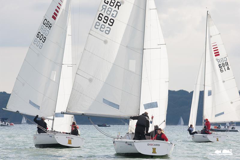 Blind Sailing UK Nationals in Cowes photo copyright Hamo Thornycroft / www.yacht-photos.co.uk taken at Cowes Corinthian Yacht Club and featuring the Sonar class